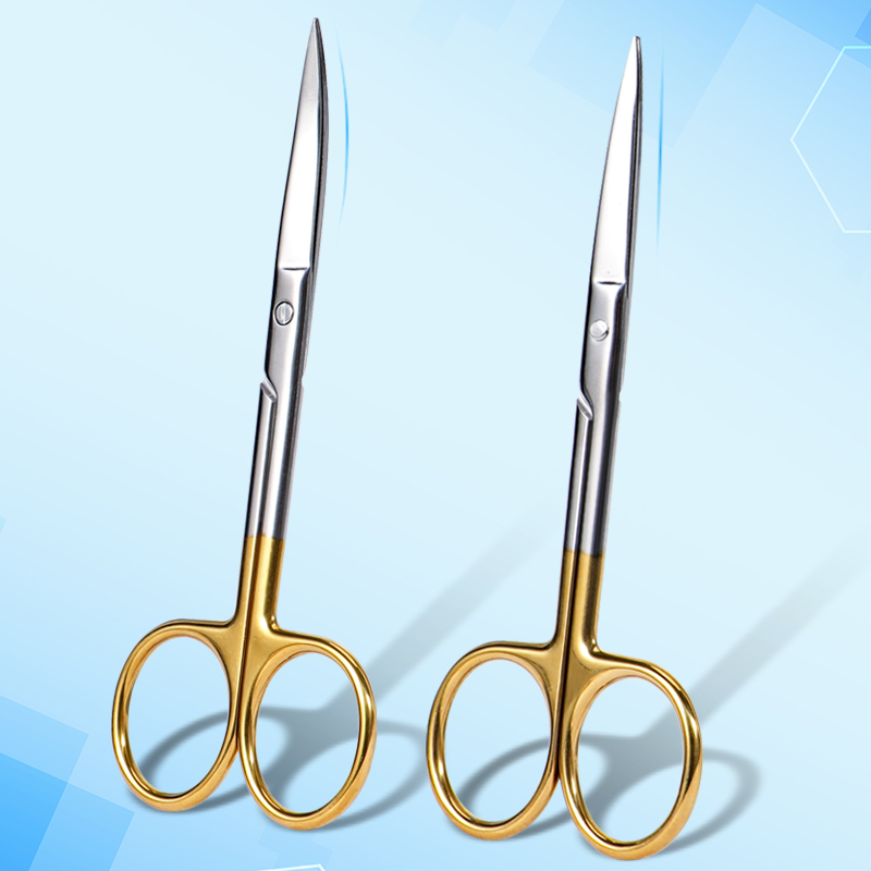 Medical Scissors - 1 adet diş hekimliği için altın