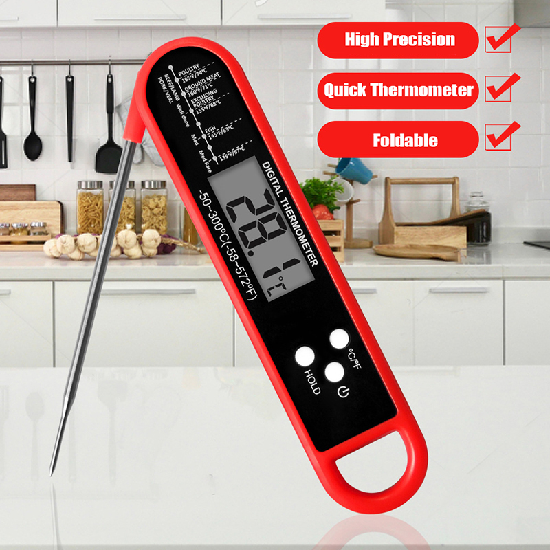 Thermometer Digital - Katlanabilir Et Termometresi Dijital Mutfak Yemek