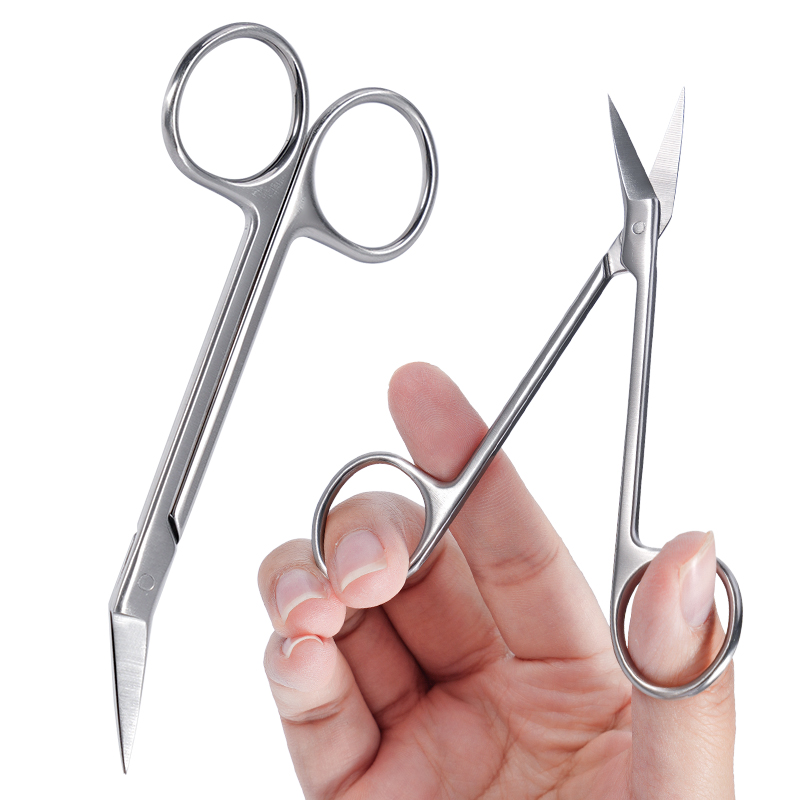 Medical Scissors - 1 adet Diş Mikro Makas Kavisli