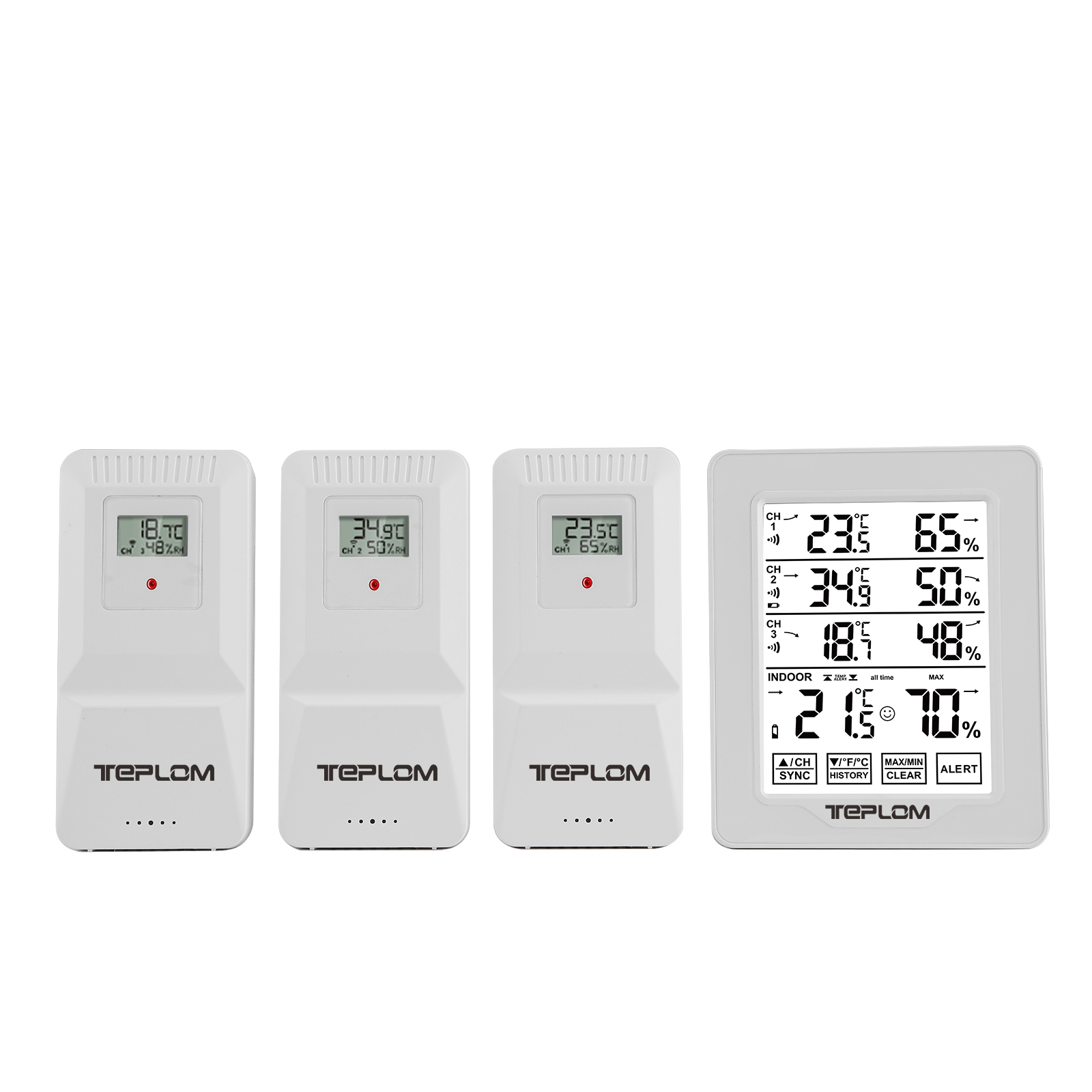 Thermometer Digital - 3'ü 1 Arada Kablosuz İç ve