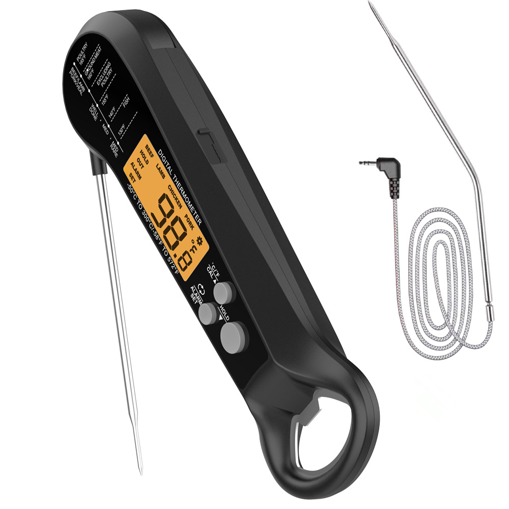 Thermometer Digital - Uzun Kablolu Profesyonel Et Termometresi Dijital