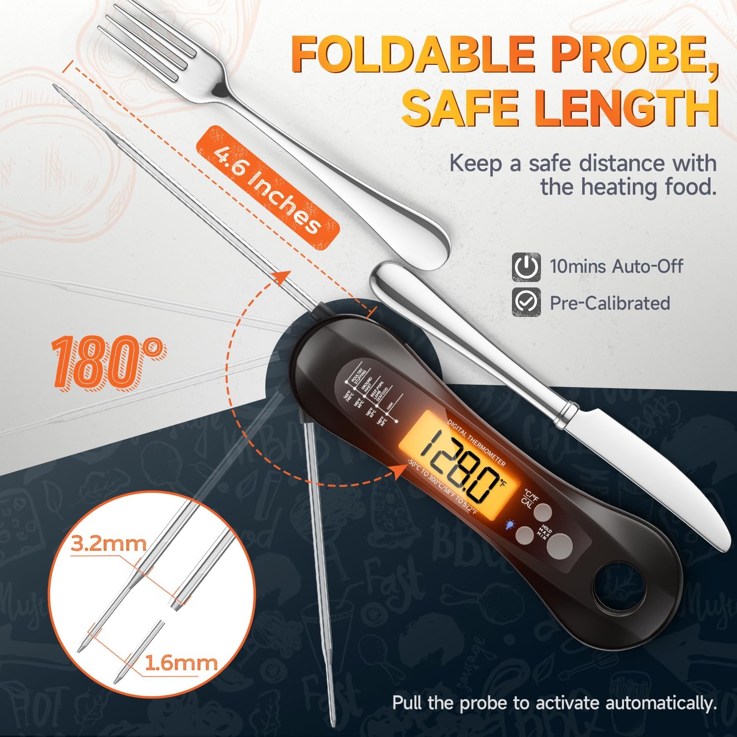 Katlanabilir Problu, LED Ekran - Thermometer Digital incelemesi ve fiyatı