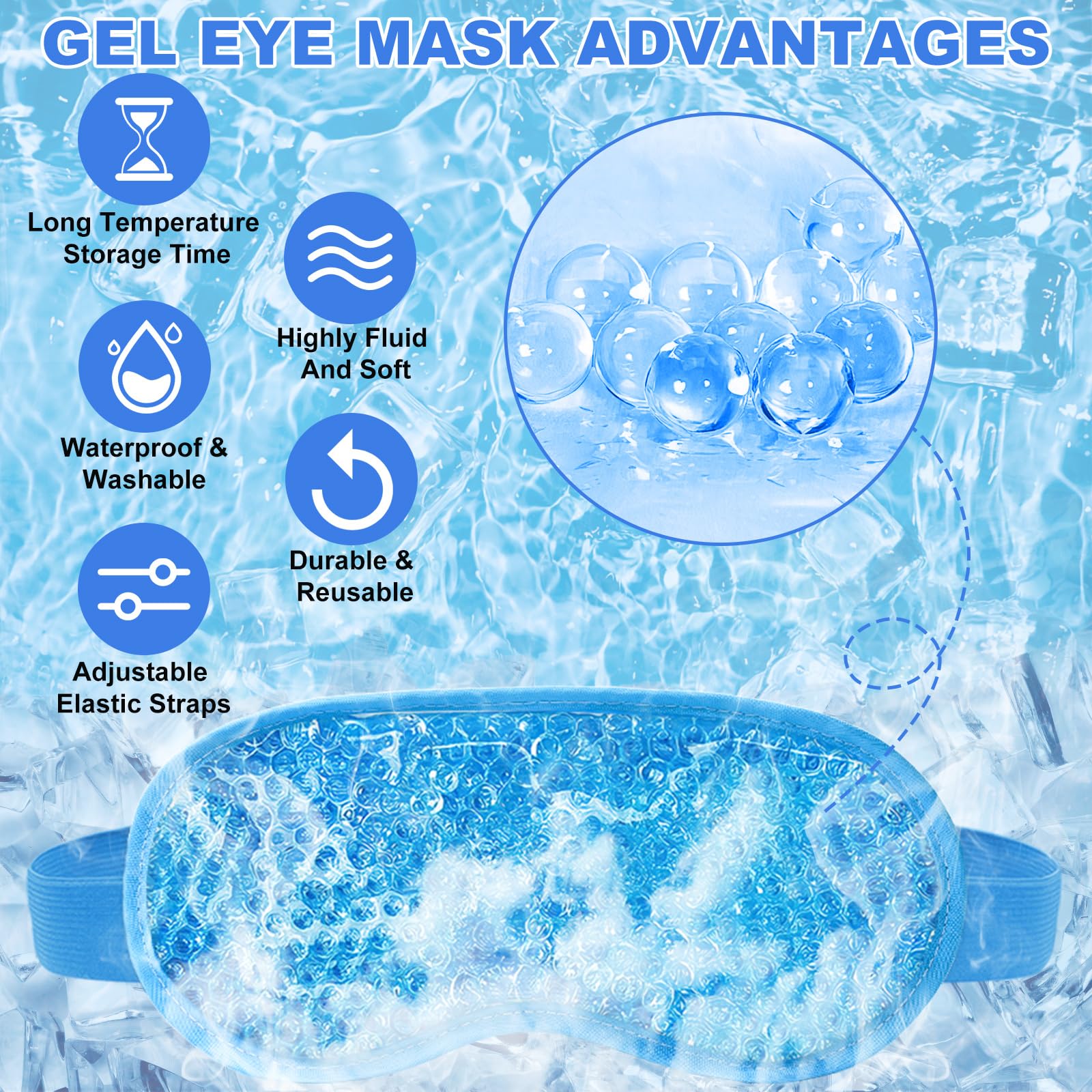 Şişmiş Gözler için Soğutucu Gö - Surgical Mask incelemesi ve fiyatı